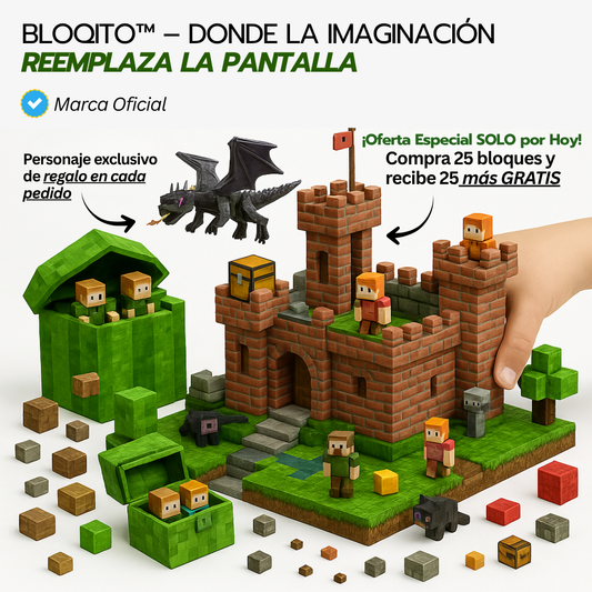 Bloqito™ magnéticos - Donde la imaginación le gana a las pantallas