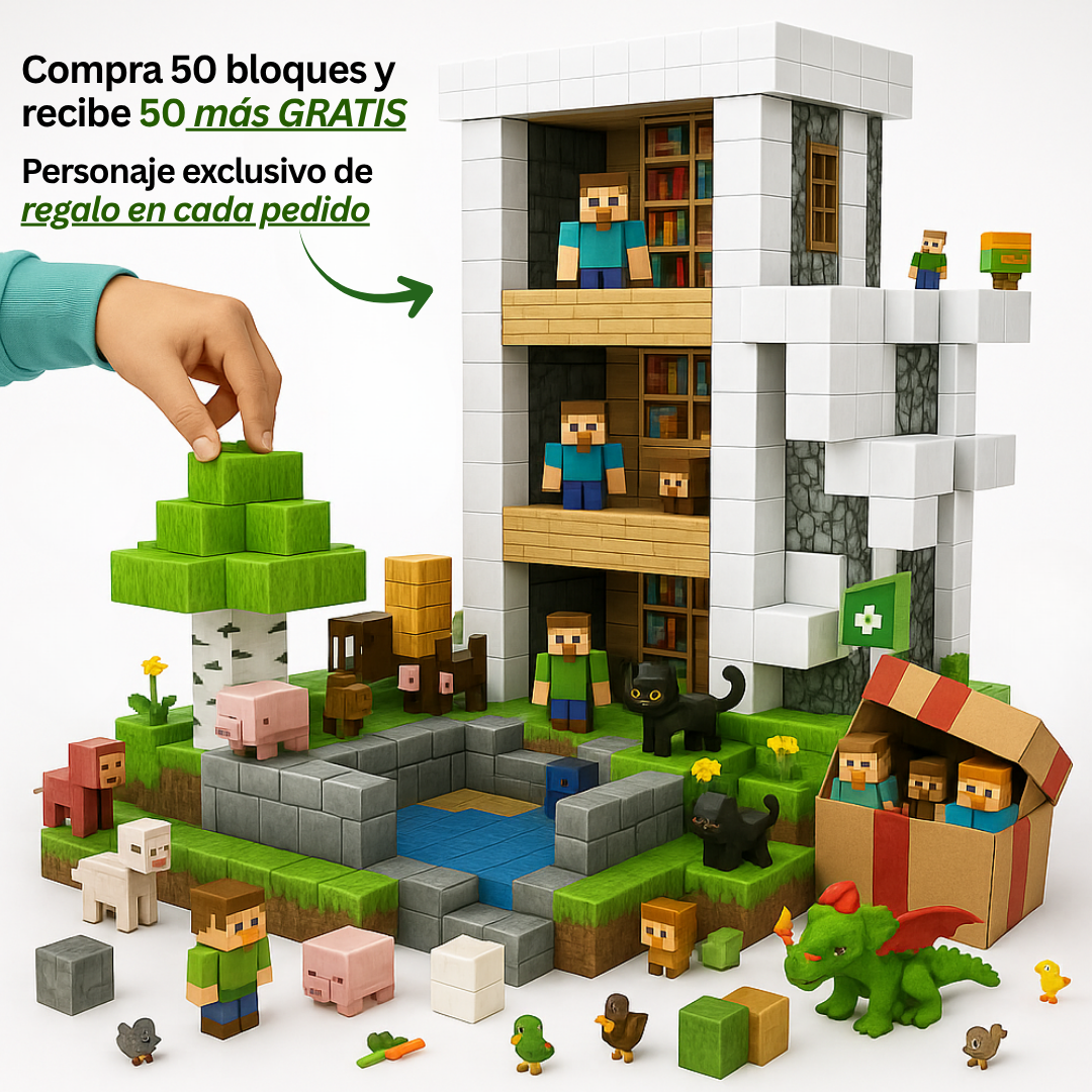 Bloqito™ magnéticos - Donde la imaginación le gana a las pantallas