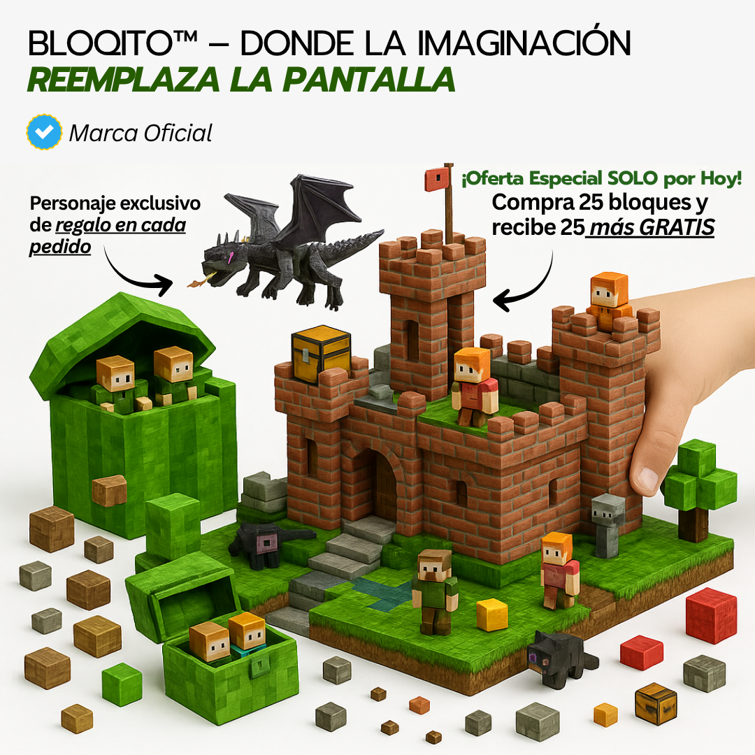 Bloqito™ magnéticos - Donde la imaginación le gana a las pantallas