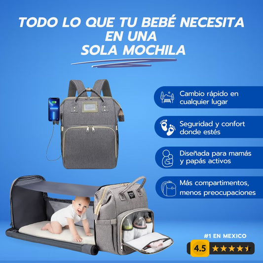 La Mochila Todo-en-Uno para tu Bebé