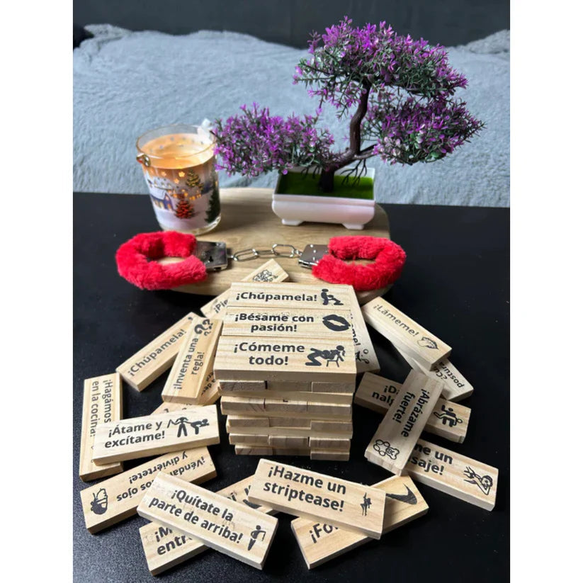 Juego de parejas : Reta y Provoca - No dejes que la torre sea lo único que caiga...